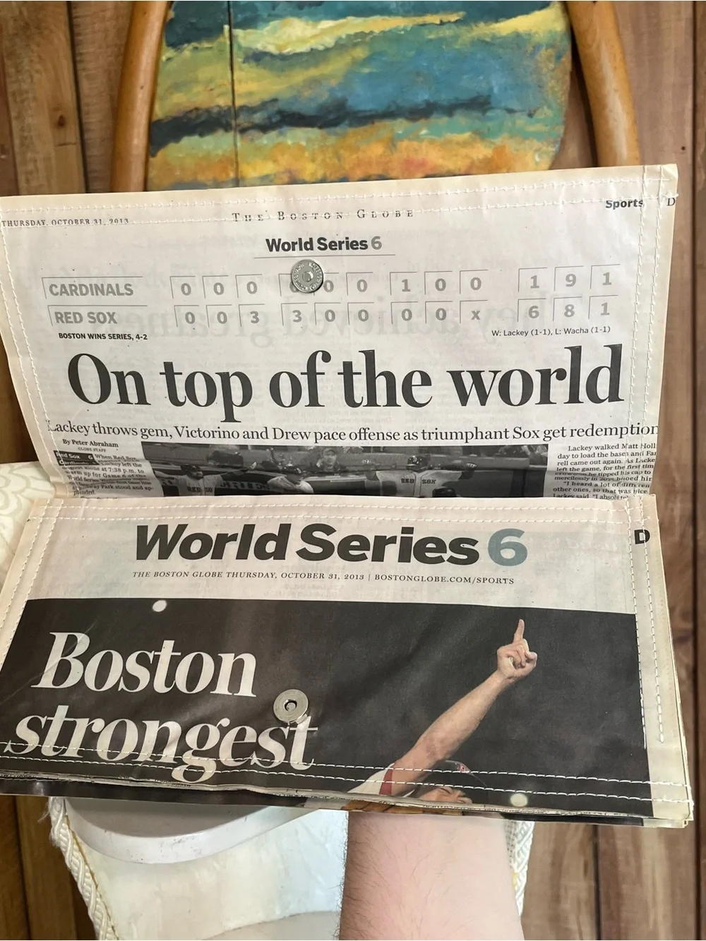 💋 Boston Red Sox World Series 2013 Clutch